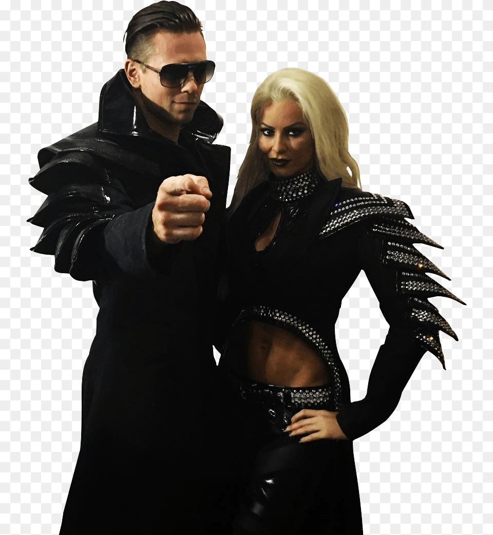 The Miz Amp Maryse, Adult, Person, Jacket, Hand Free Png Download