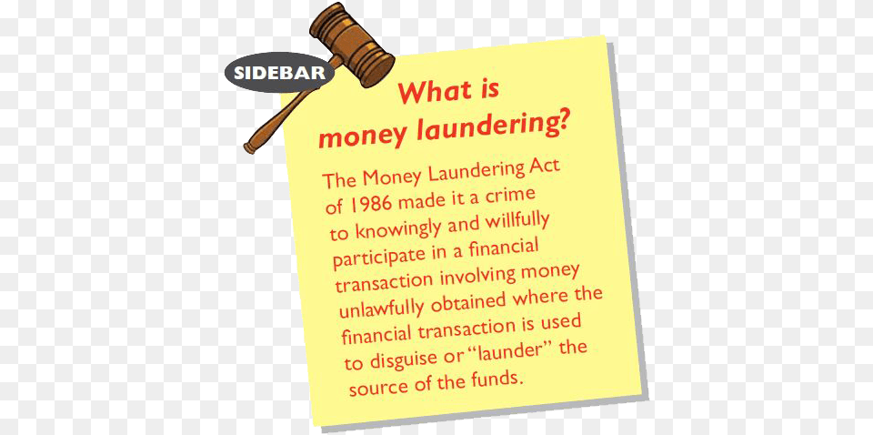 The Money Laundering Act Of 1985 Made Is A Crime To United States Marshals Service, Device, Hammer, Tool, Text Png