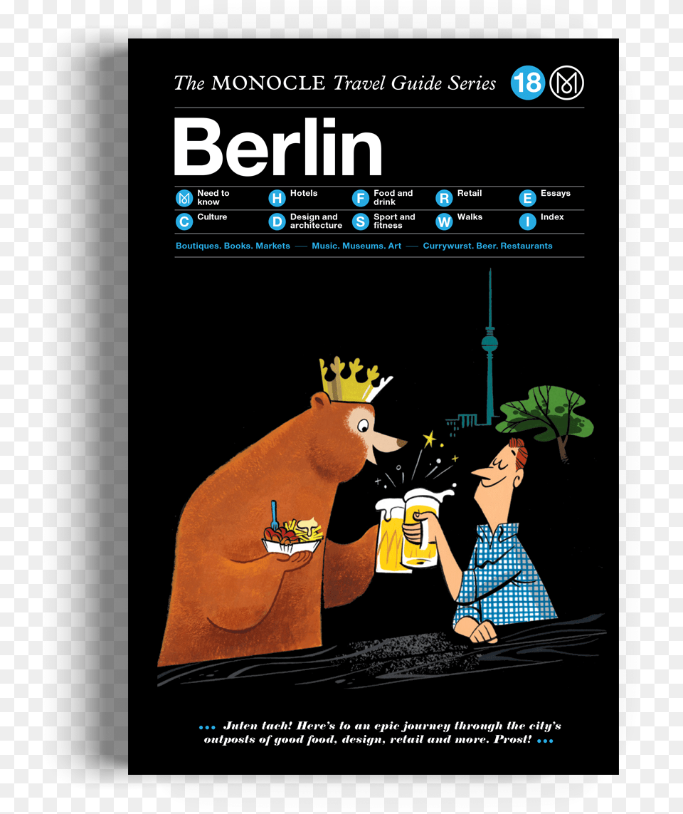 The Monocle Travel Guide Series Berlinclass Monocle Travel Guide Berlin, Advertisement, Poster, Adult, Person Free Png Download