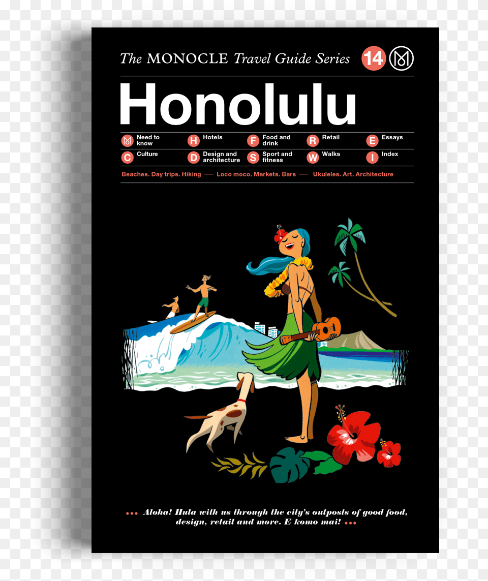 The Monocle Travel Guide Series Honolulu Monocle Travel Guide Lisbon, Advertisement, Poster, Publication, Book Free Png Download