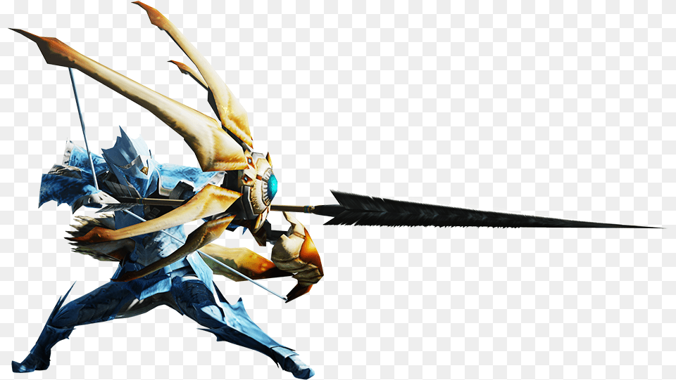 The Monster Hunter Wiki Arc Monster Hunter World, Weapon, Bow, Adult, Male Free Transparent Png