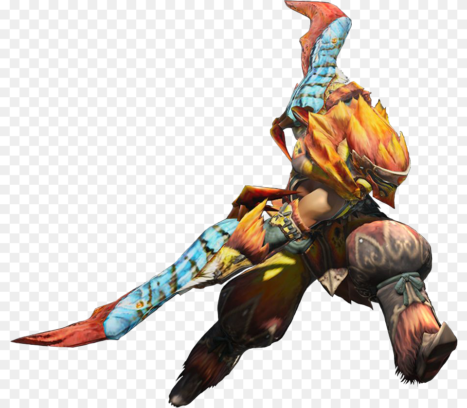 The Monster Hunter Wiki Dual Blades Monster Hunter World, Adult, Female, Person, Woman Free Png Download