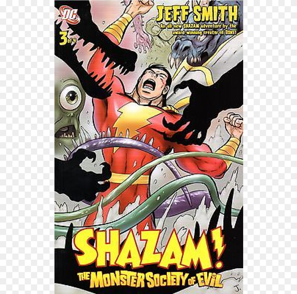 The Monster Society Of Evil Shazam The Monster Society Of Evil, Book, Comics, Publication, Baby Png