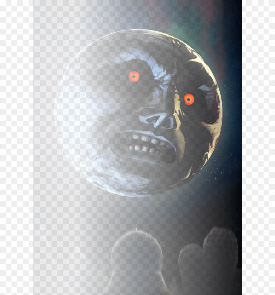 The Moon From Legend Of Zelda Majora S Mask, Sphere, Adult, Male, Man Free Transparent Png