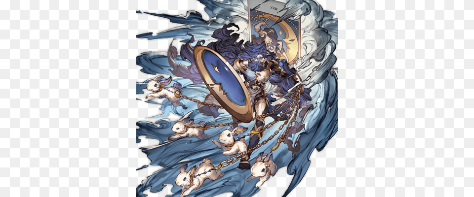 The Moon Granblue Fantasy The Moon, Book, Comics, Publication Png Image