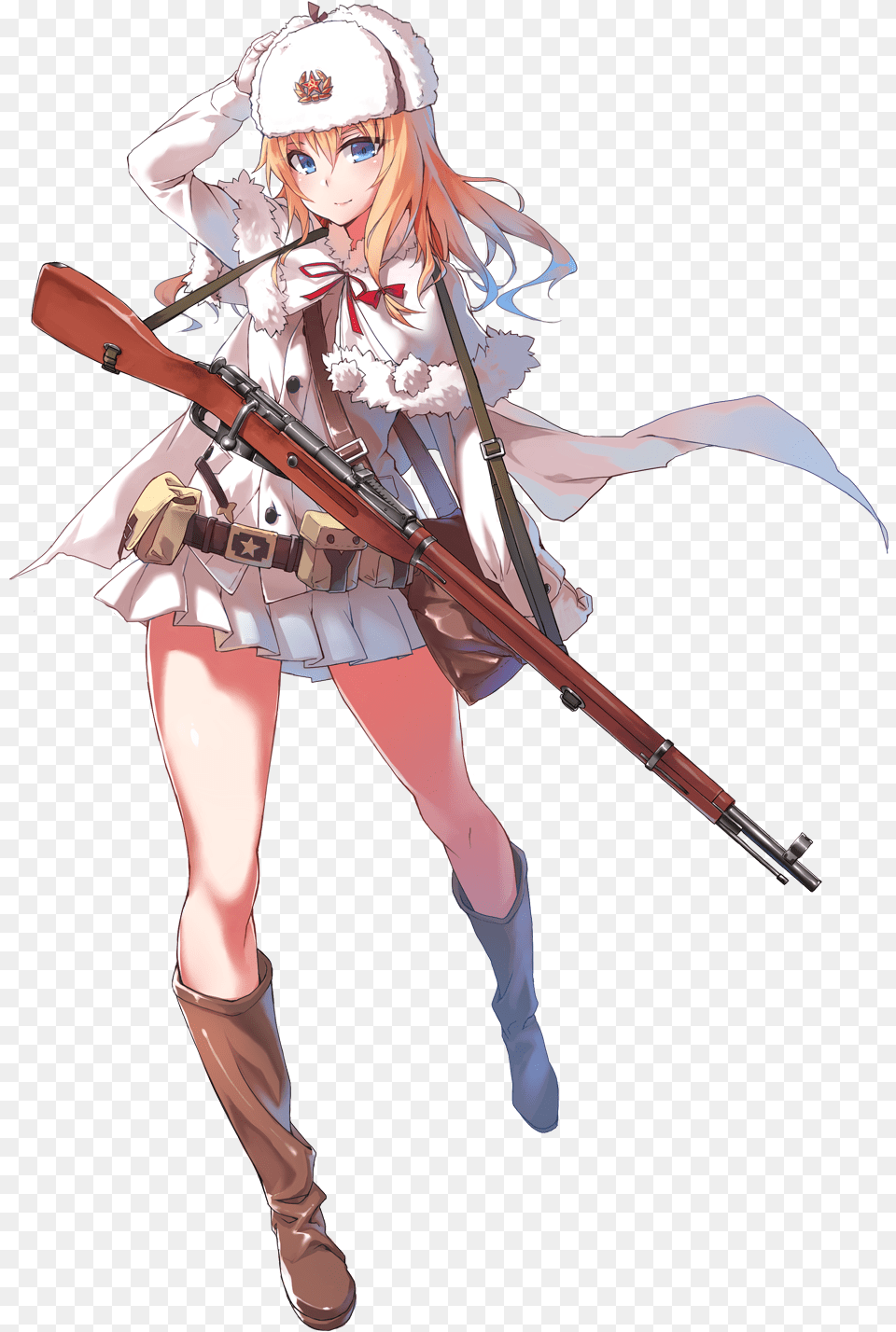 The Mosin Nagant Is A Bolt Action Rifle Developed By Mosin Nagant Girls Frontline, Book, Publication, Comics, Adult Free Png