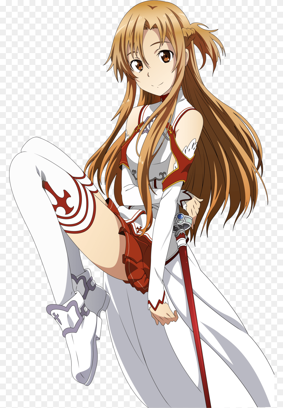 The Most Beautiful Female Anime Asuna Yuuki, Publication, Book, Comics, Adult Free Png Download