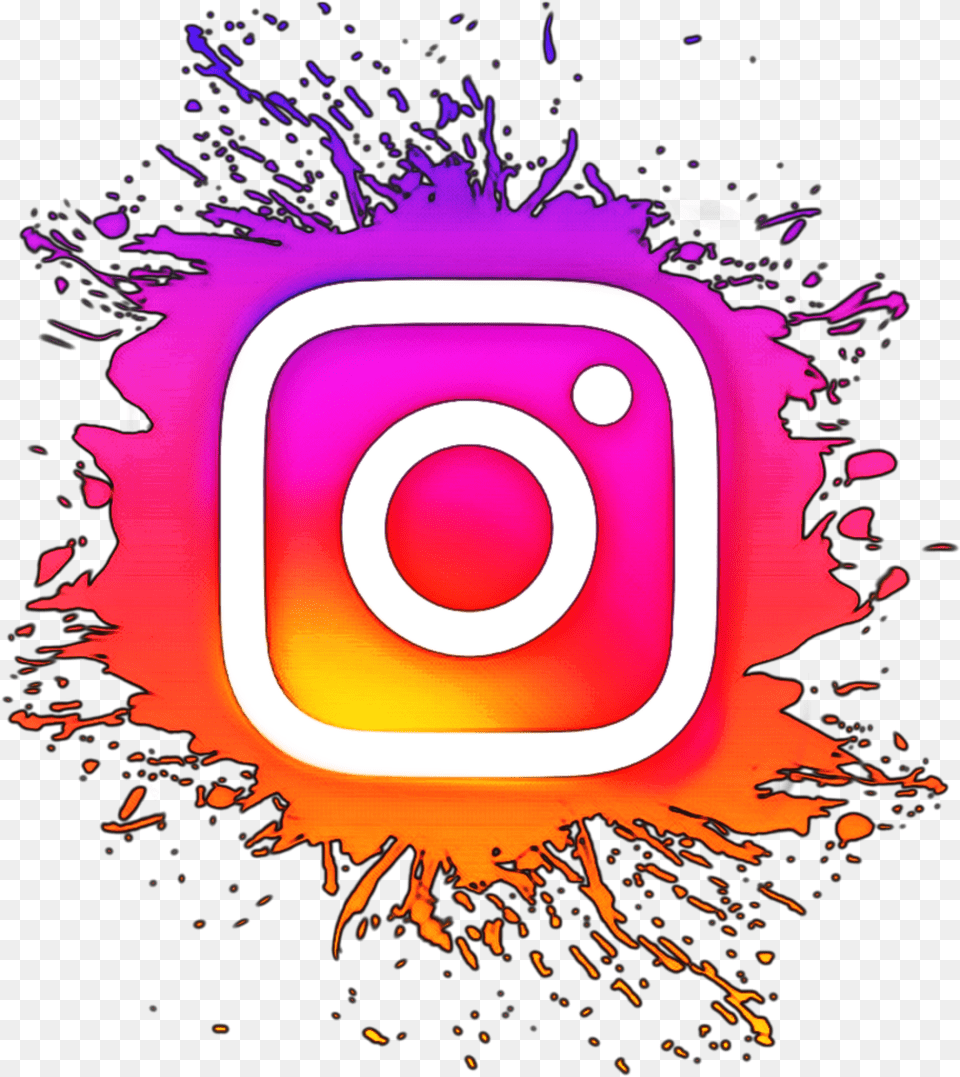 The Most Edited Transparent Instagram Logo Splash Png Image
