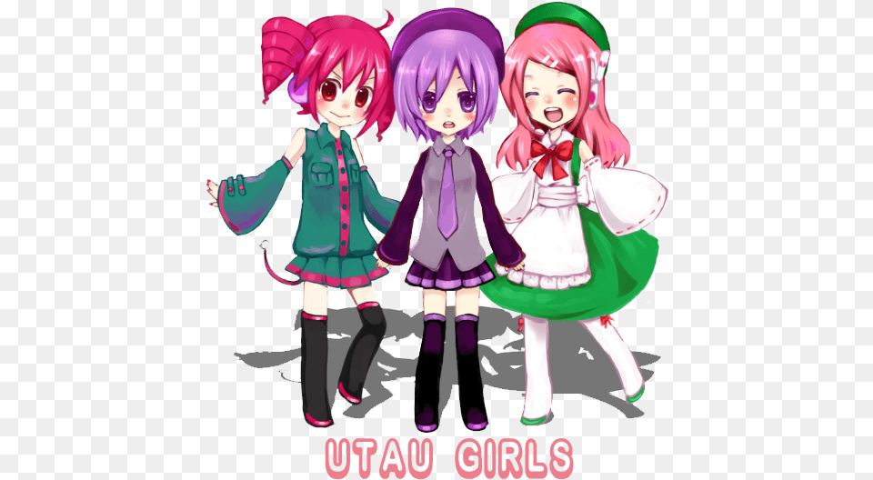 The Most Edited Utauloid Picsart Vocaloid Teto, Book, Publication, Comics, Baby Free Png