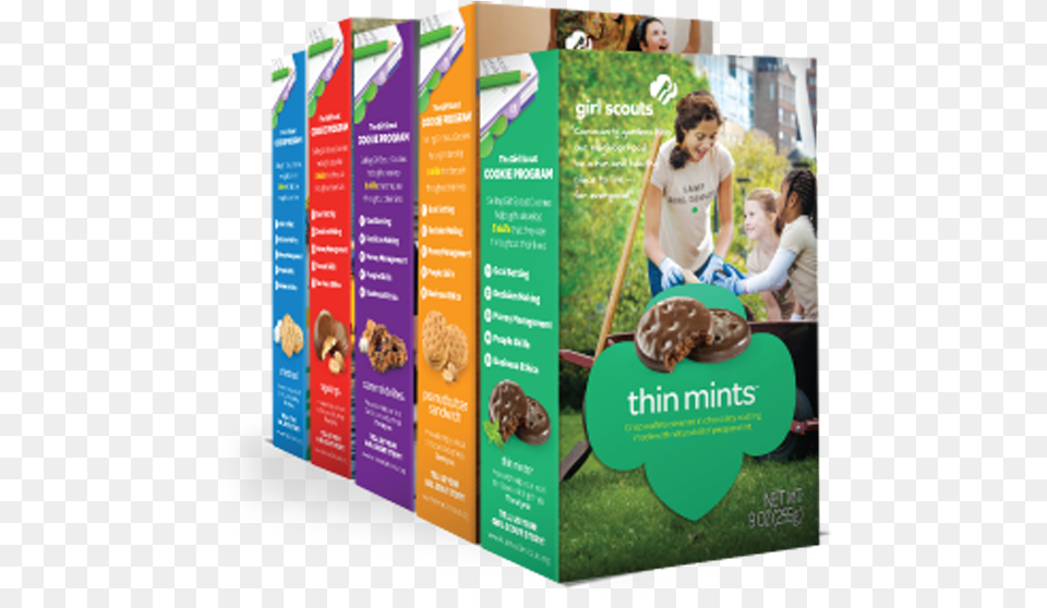 The Most Wonderful Time Of The Year And This Girl Scout S39mores Cookie 1 Box, Advertisement, Poster, Child, Female Free Transparent Png