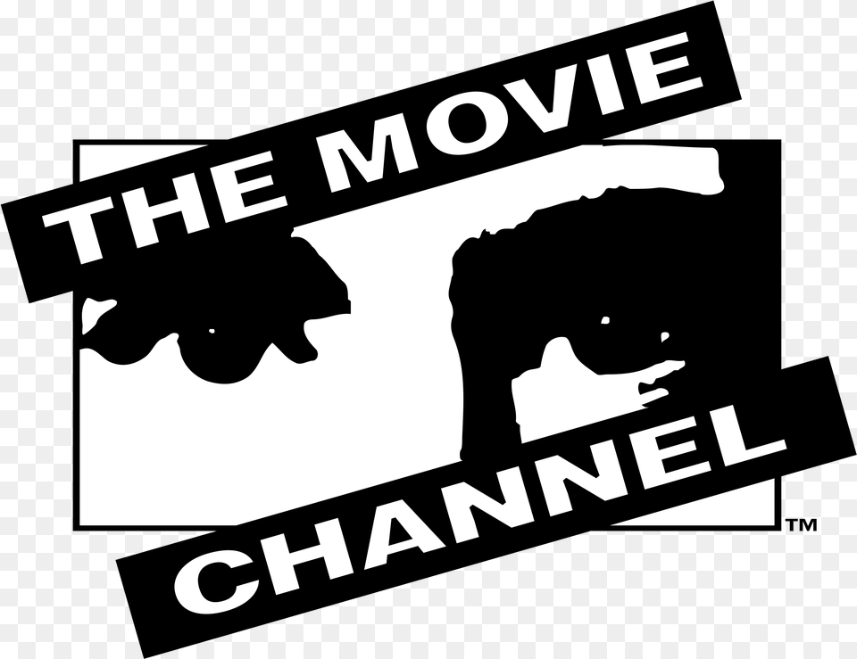 The Movie Channel Logo Transparent Movie Channel Logo, Stencil, Advertisement, Poster, Silhouette Png