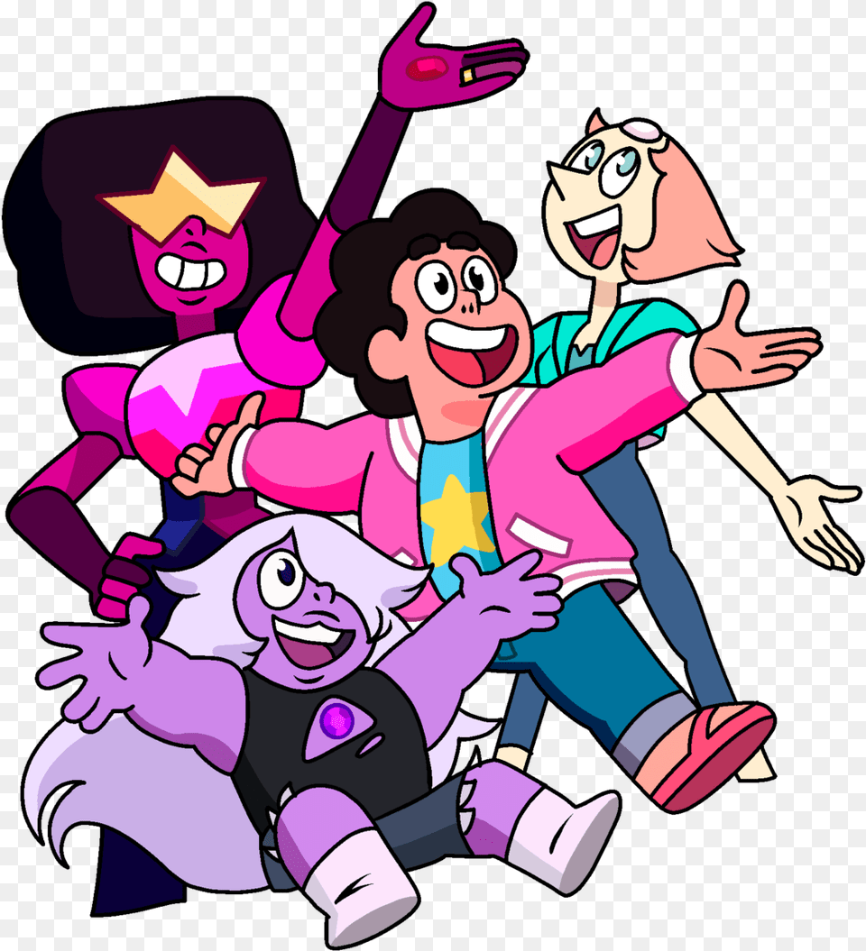 The Moviewhos Excited Steven Universe Movie, Purple, Baby, Book, Publication Png Image