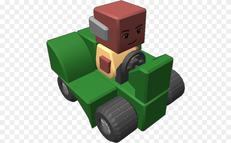 The Mower Guy From Happy Wheels Toy Vehicle, Grass, Lawn, Plant, Device Free Png