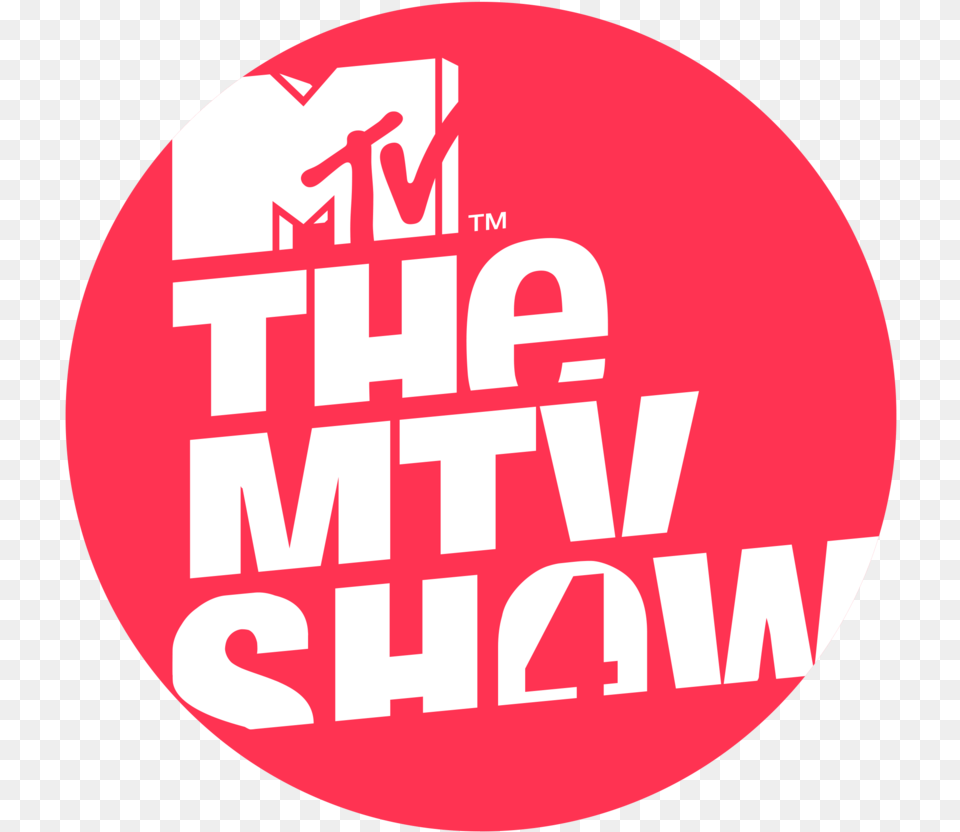 The Mtv Show Logo 7491c4 Large Circle, Sticker, First Aid, Symbol, Text Free Transparent Png