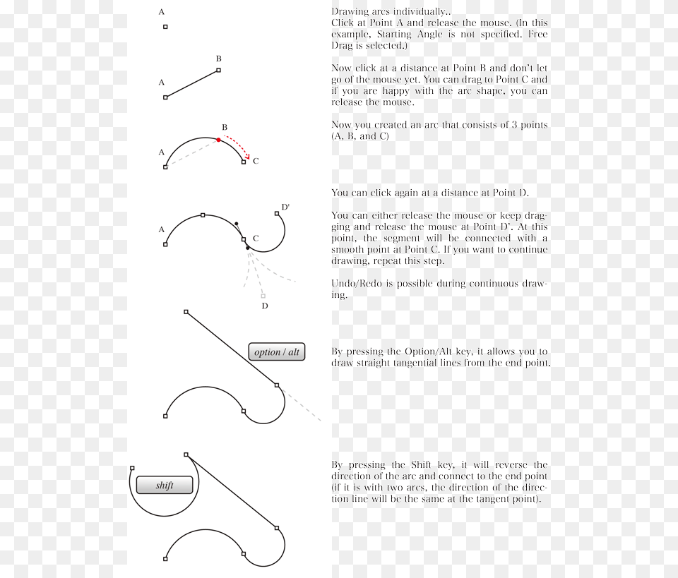 The Multi Arc Tool Creates Curved Path Segments Each Line Art, Chart, Page, Plot, Text Png Image