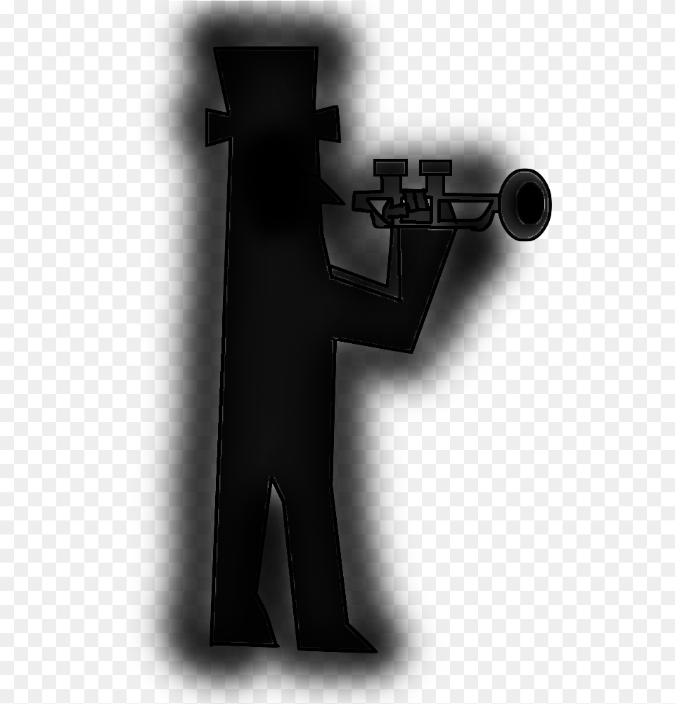 The Musician Cross, Silhouette, Brass Section, Horn, Musical Instrument Free Transparent Png