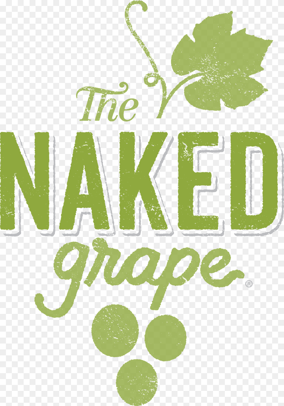 The Naked Grape California Pinot Grigio Once Again Naked Grape Wine Logo, Green, Plant, Leaf, Vine Png Image