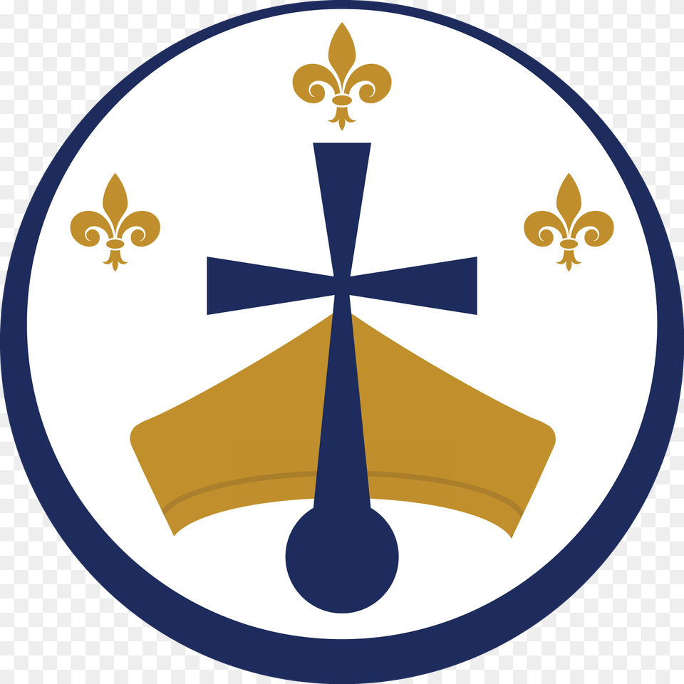 The National Shrine Of Our Lady Of Walsingham Symbol For St Bede The Venerable, Cross, Emblem Png