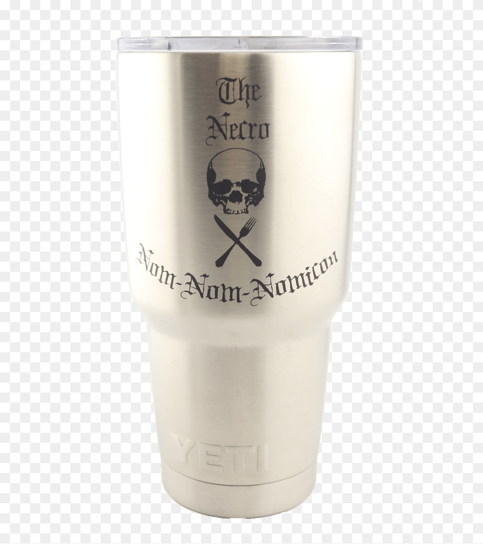 The Necro Nom Nom Nomicon Yeti Rambler Yeti, Glass, Steel, Electrical Device, Microphone Free Transparent Png