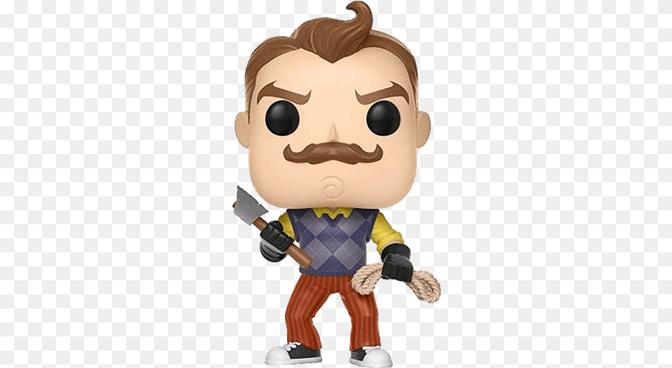 The Neighbor With Axe And Rope Pop Vinyl Figure Funko Pop Hello Neighbor, Baby, Person Free Png Download