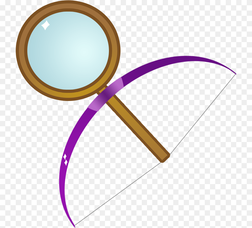 The Nerdy Archer Circle, Bow, Weapon, Magnifying Png Image