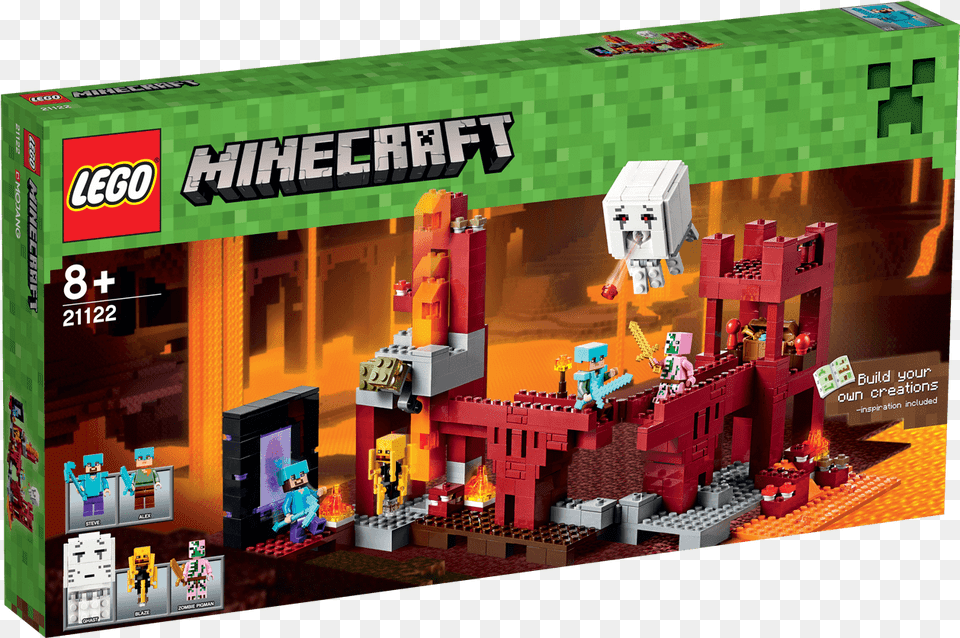 The Nether Fortress Lego Minecraft 2016, Toy, Person, Lego Set Free Transparent Png