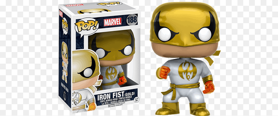 The New Avengers Funko Pop Iron Fist, Plush, Toy, Baby, Person Png Image