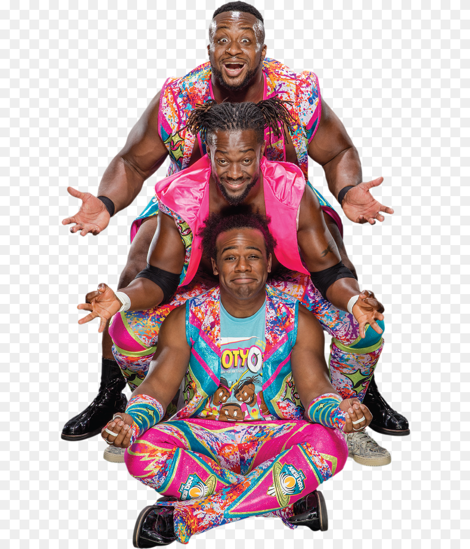 The New Day Wwe Fathead, Adult, Person, Hand, Finger Png