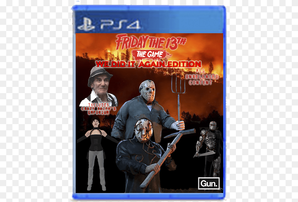 The New Edition Friday 13th Game Xbox One, Book, Publication, Adult, Person Free Png