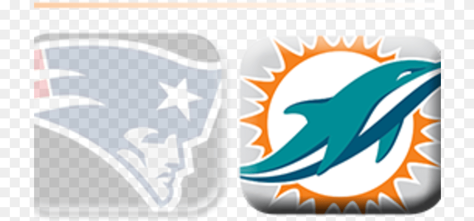 The New England Defense Is Allowing Nfl Miami Dolphins Logo, Emblem, Symbol Free Png