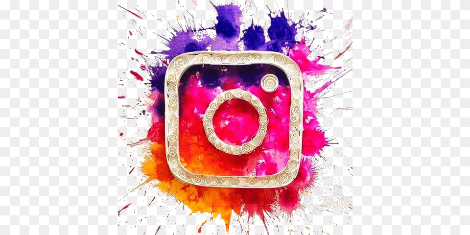 The New Instagram Logo 2021 Transparent Background Instagram Logo, Accessories, Purple, Art, Pattern Png Image