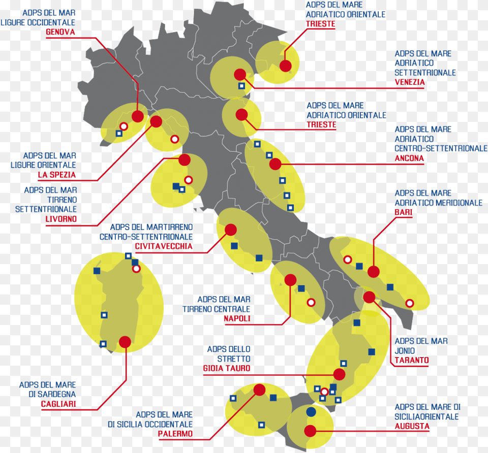 The New Italian Port System Authorities And Their Share Italy Black And White Map, Chart, Plot, Outdoors, Nature Free Transparent Png