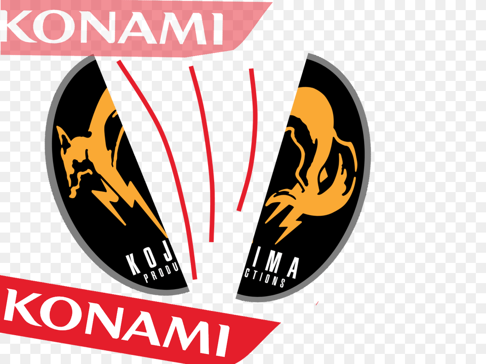 The New Konami Logo, Light, Person, Emblem, Symbol Free Transparent Png