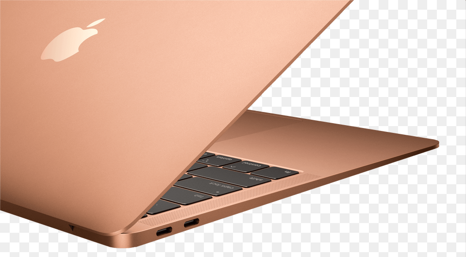 The New Macbook Air Macbook Air 2018 Gold, Computer, Electronics, Laptop, Pc Free Transparent Png