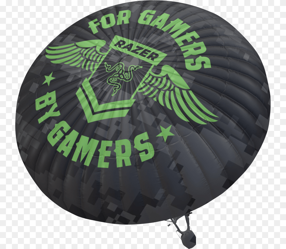 The New Razer Gold Silver Balloon, Parachute, Aircraft, Transportation, Vehicle Png Image