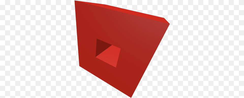 The New Roblox Icon In 3d Red Flag, Triangle, File Free Transparent Png