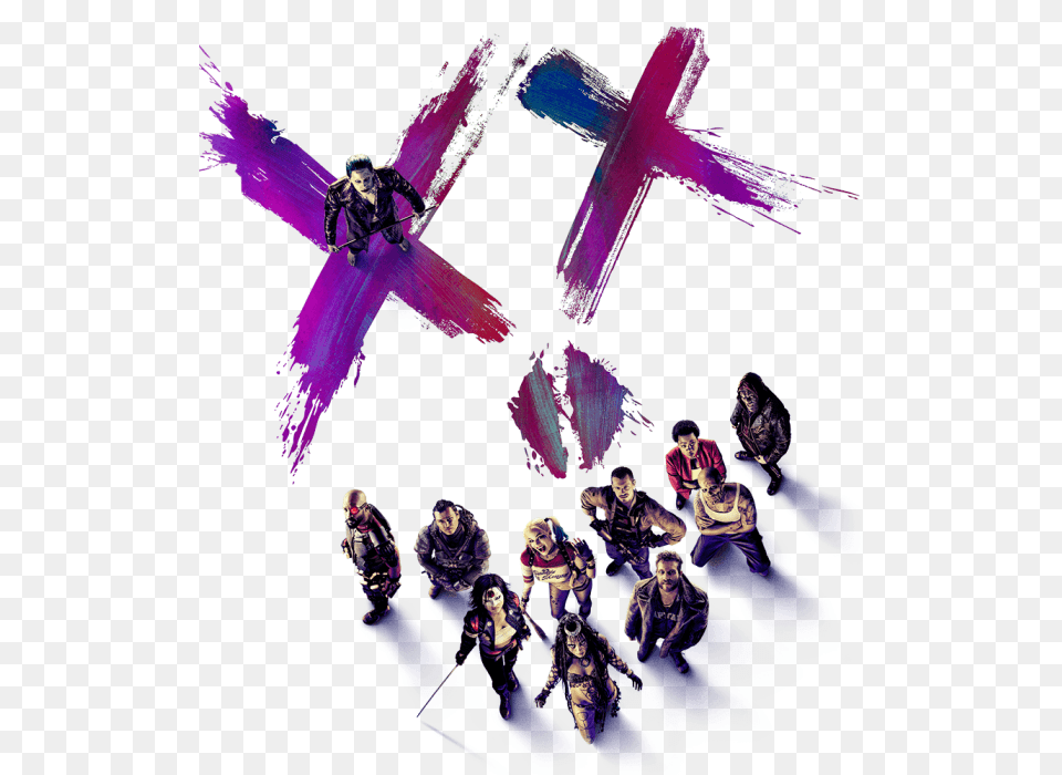 The New Suicide Squad Trailer Needs To Be Watched On Repeat, Purple, Adult, Man, People Free Png
