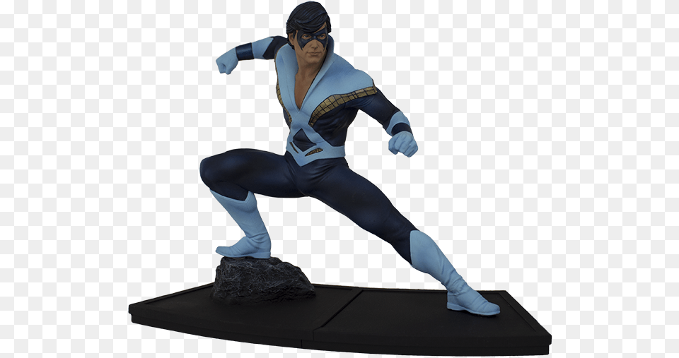 The New Teen Titans Nightwing Statue Exclusive Fictional Character, Adult, Female, Person, Woman Free Transparent Png