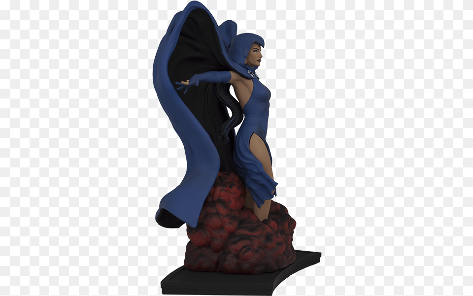 The New Teen Titans Raven Statue Exclusive Statue, Fashion, Adult, Person, Glove Free Png