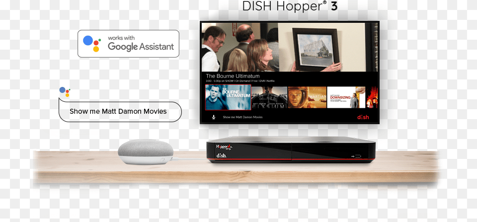 The New Voice Remote With The Google Assistant Entertainment Center, Computer, Electronics, Monitor, Screen Png Image