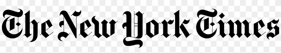 The New York Times Horizontal Logo, Green, Text, Calligraphy, Handwriting Free Png Download