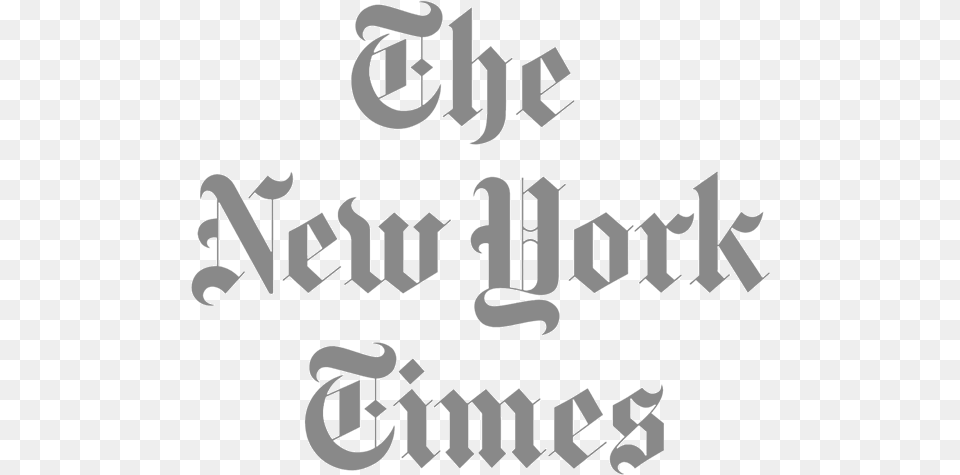 The New York Times Logo New York Times, Text, Calligraphy, Handwriting Free Transparent Png