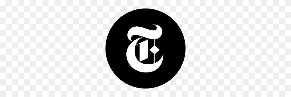 The New York Times Round Logo, Symbol, Recycling Symbol, Stencil, Text Free Png