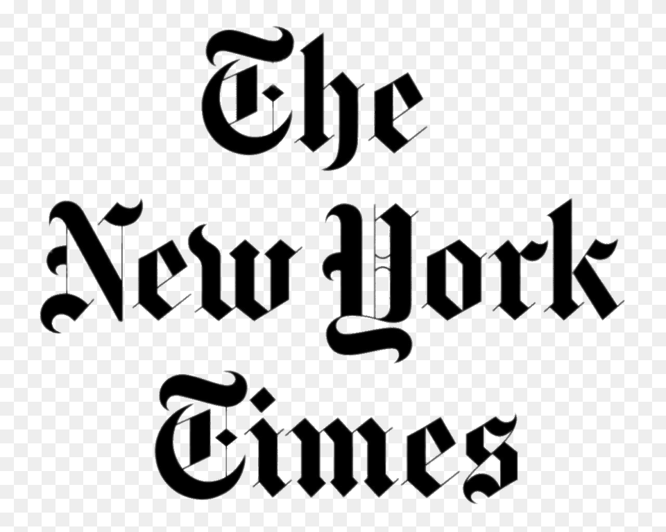 The New York Times Vertical Logo, Text, Calligraphy, Handwriting, Dynamite Free Png Download