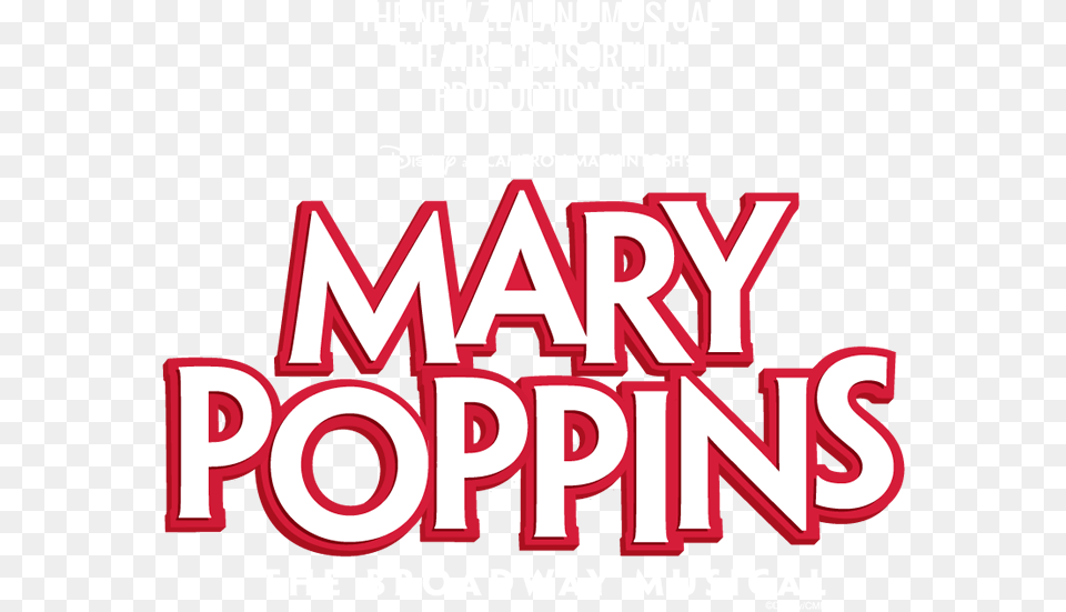 The New Zealand Musical Theatre Consortium Production Mary Logo Mary Poppins, Advertisement, Poster, Publication, Book Png