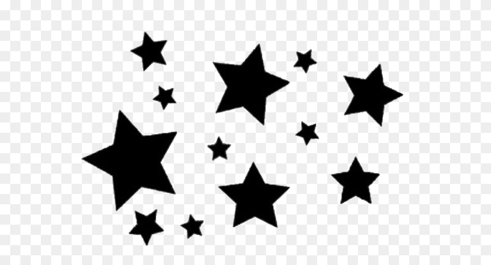 The Newest Black Smoke Stickers, Star Symbol, Symbol Free Png