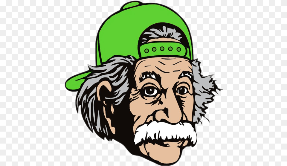 The Newest Einstein Stickers, Hat, Baseball Cap, Cap, Clothing Png
