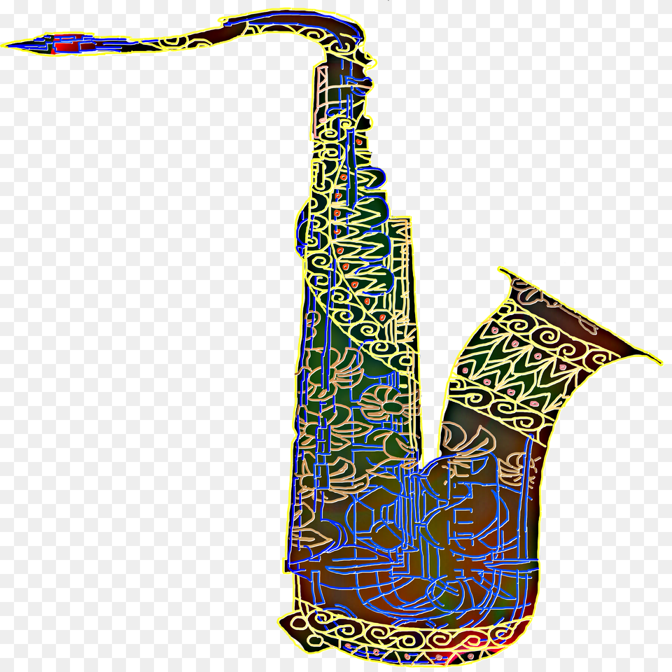 The Newest Saxophone Stickers, Musical Instrument, Smoke Pipe Free Transparent Png