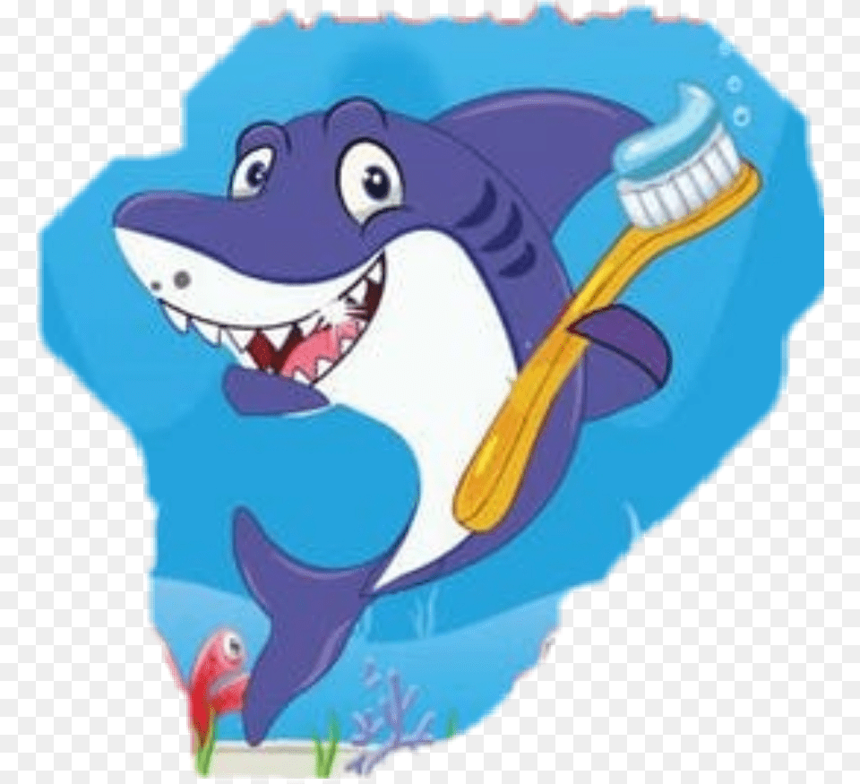 The Newest Shark Stickers, Brush, Device, Tool, Toothbrush Free Png