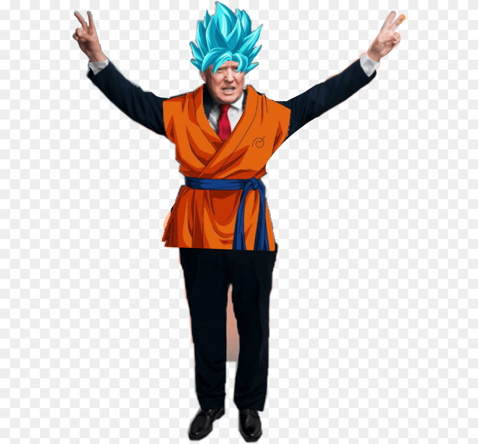 The Newest Ssj Stickers, Person, Clothing, Costume, Adult Png Image